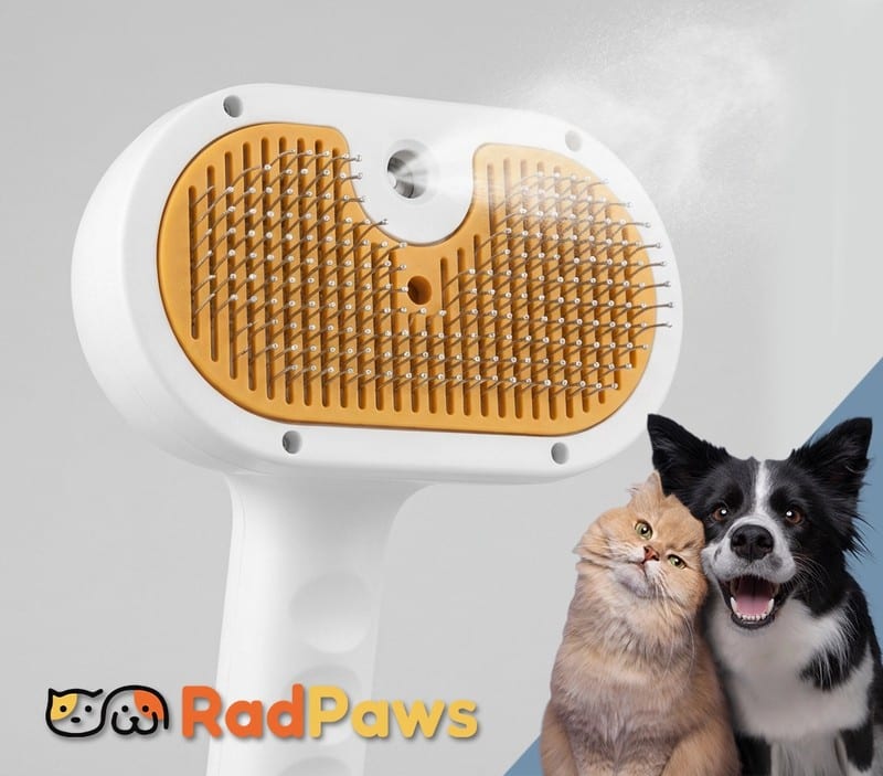 RadPaws 3-in-1 Pet Steam Brush