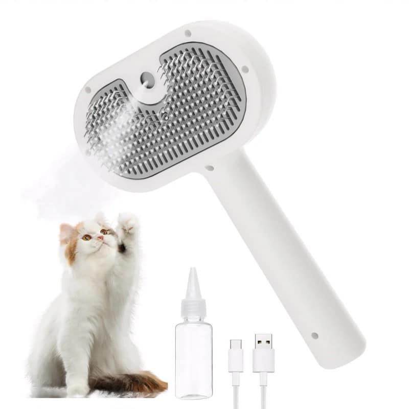 Generic 4-in-1 Pet Steam Brush